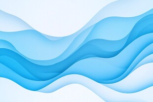 抽象蓝色波浪背景