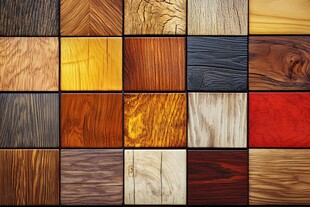 多样化的木纹样本
