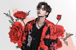 时尚前卫的艺术家