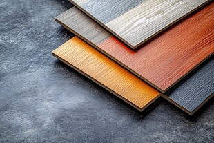 多彩木纹地板样本