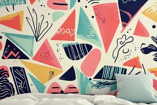 现代抽象艺术墙纸