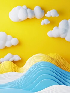 抽象的云海风景