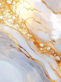 金色纹理的大理石纹背景