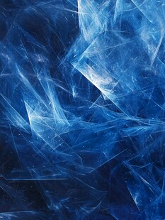 抽象的冰晶