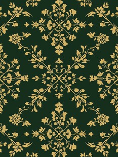 绿色金纹墙纸