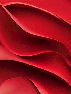 红色抽象波浪纹理