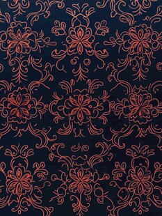 复古花卉图案墙纸