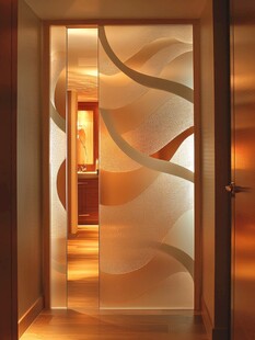 艺术玻璃门设计