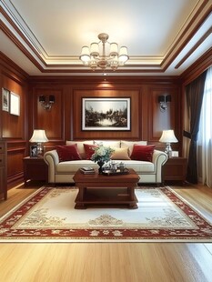 豪华木质客厅