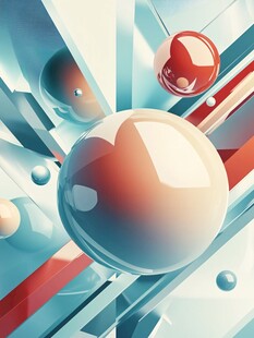 抽象的光影世界