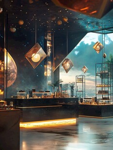 奢华香水店内饰