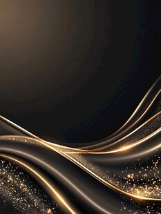 奢华金色抽象艺术