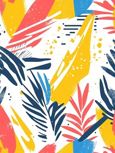 生动的热带图案