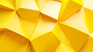 黄色几何抽象