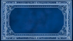 蓝色背景的复古框架设计