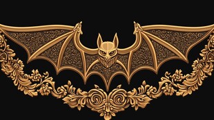 金色蝙蝠徽章