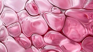 粉红色泡泡纹理