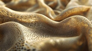 金色纹理的抽象布料