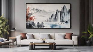 山水画中的宁静之境