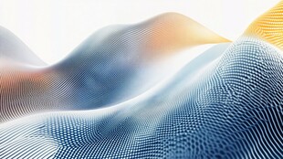 抽象数字景观