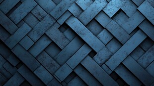 几何图案的蓝色纹理背景