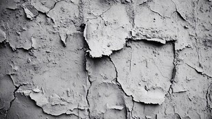 油漆剥落的墙面