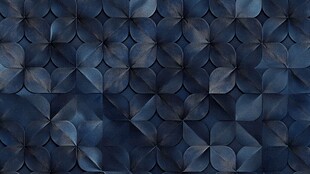 几何图案的深蓝色纹理背景