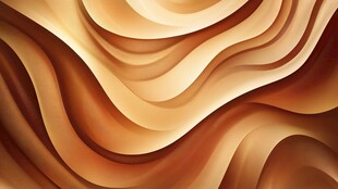 流动的抽象波浪