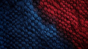 红蓝渐变针织纹理