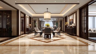 豪华餐厅的室内设计