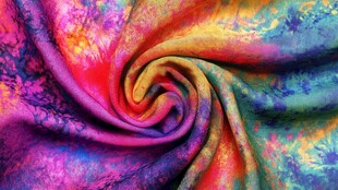 彩色涟漪纹理布料