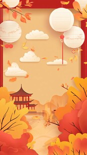 秋日韵味浓 红叶飘飘落