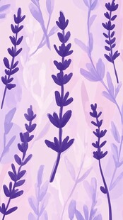 薰衣草图案背景