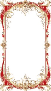 金色巴洛克风格边框