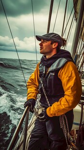 风雨中的帆船之旅