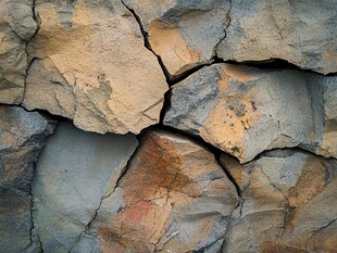 岩石纹理与裂缝