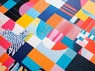 多彩几何图案