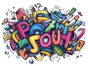 多彩创意字体艺术