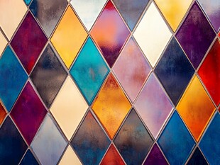 多彩瓷砖艺术