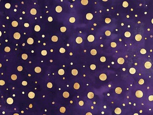 金色圆点紫色背景