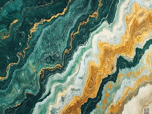 金绿玉纹大理石