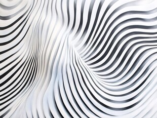 抽象黑白线条图案