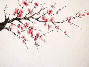 春日里的一枝梅