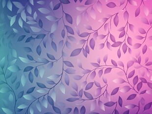 渐变叶纹背景