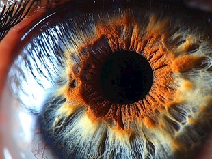 人眼虹膜的微观之美