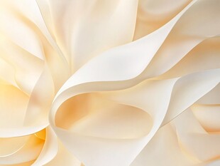 抽象的米白色丝绸褶皱