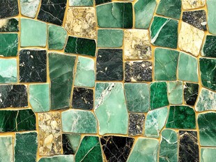 绿色大理石马赛克