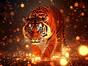 神秘老虎 金色之路