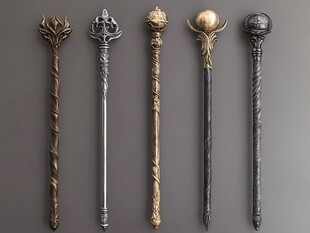 神秘法杖的艺术