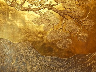 金叶浮雕艺术
